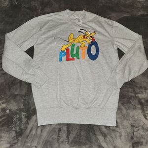 Disney Parks Pluto Sweatshirt Size Extra Small Unisex